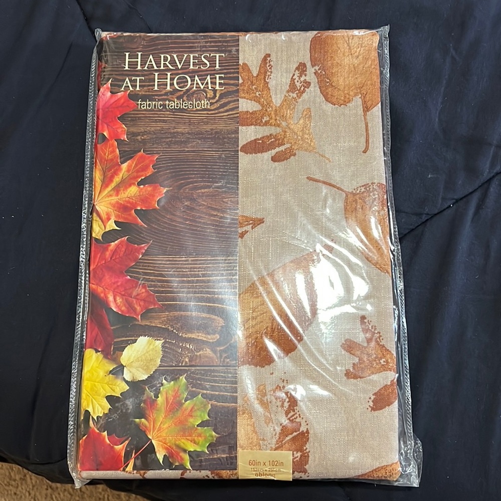 Harvest at home table cloth